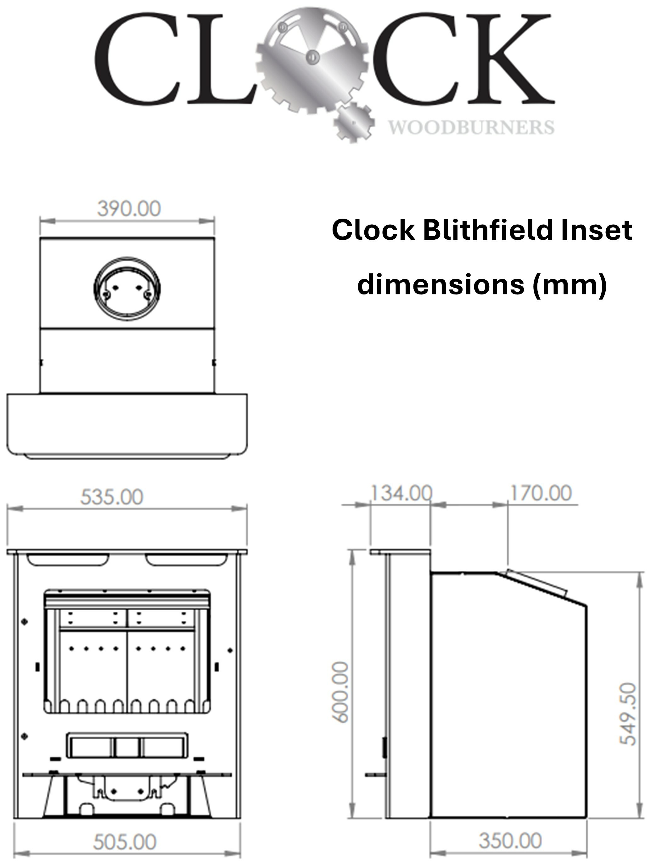 Clock Inset Dimensions
