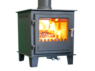 Clock Blithfield DS (Multi-fuel 10kw) Double-sided Woodburning Stove