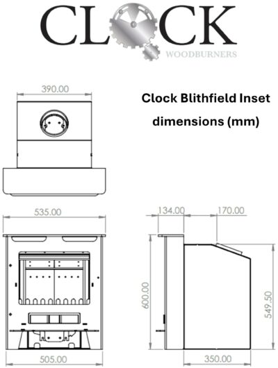 Clock Inset Dimensions